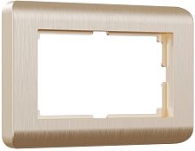 Рамка универсальная Werkel Stream для 1-м. 2 мод. розетки шампань картинка